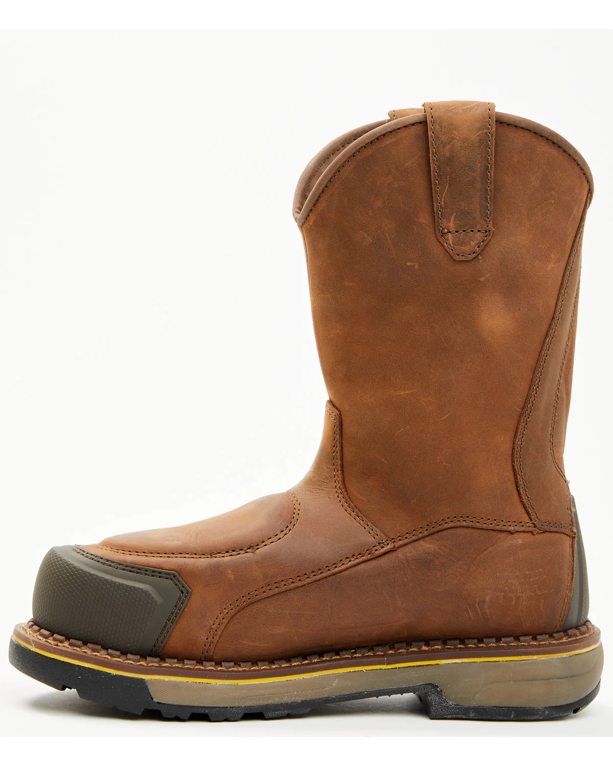 Men's 10" Internal Met Guard Pull-On Work Boots - Composite Toe - Image 3
