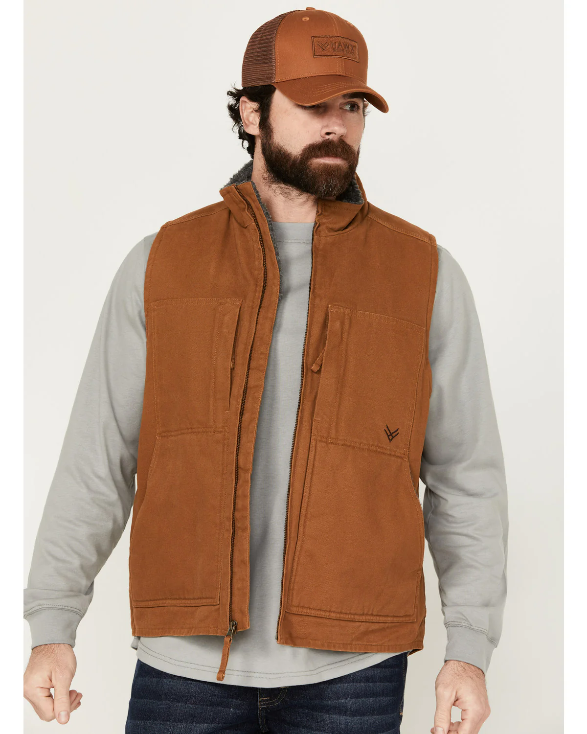 Men's Browder Weathered Duck Work Vest
