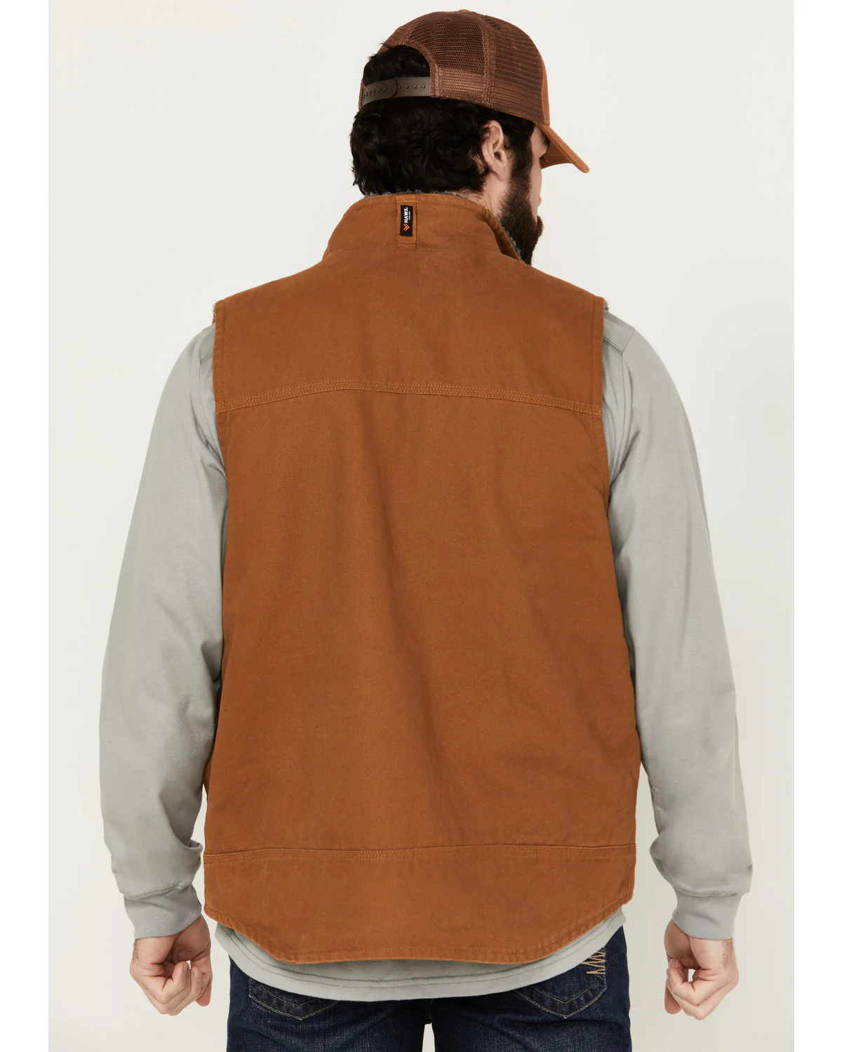 Men's Browder Weathered Duck Work Vest - Image 4