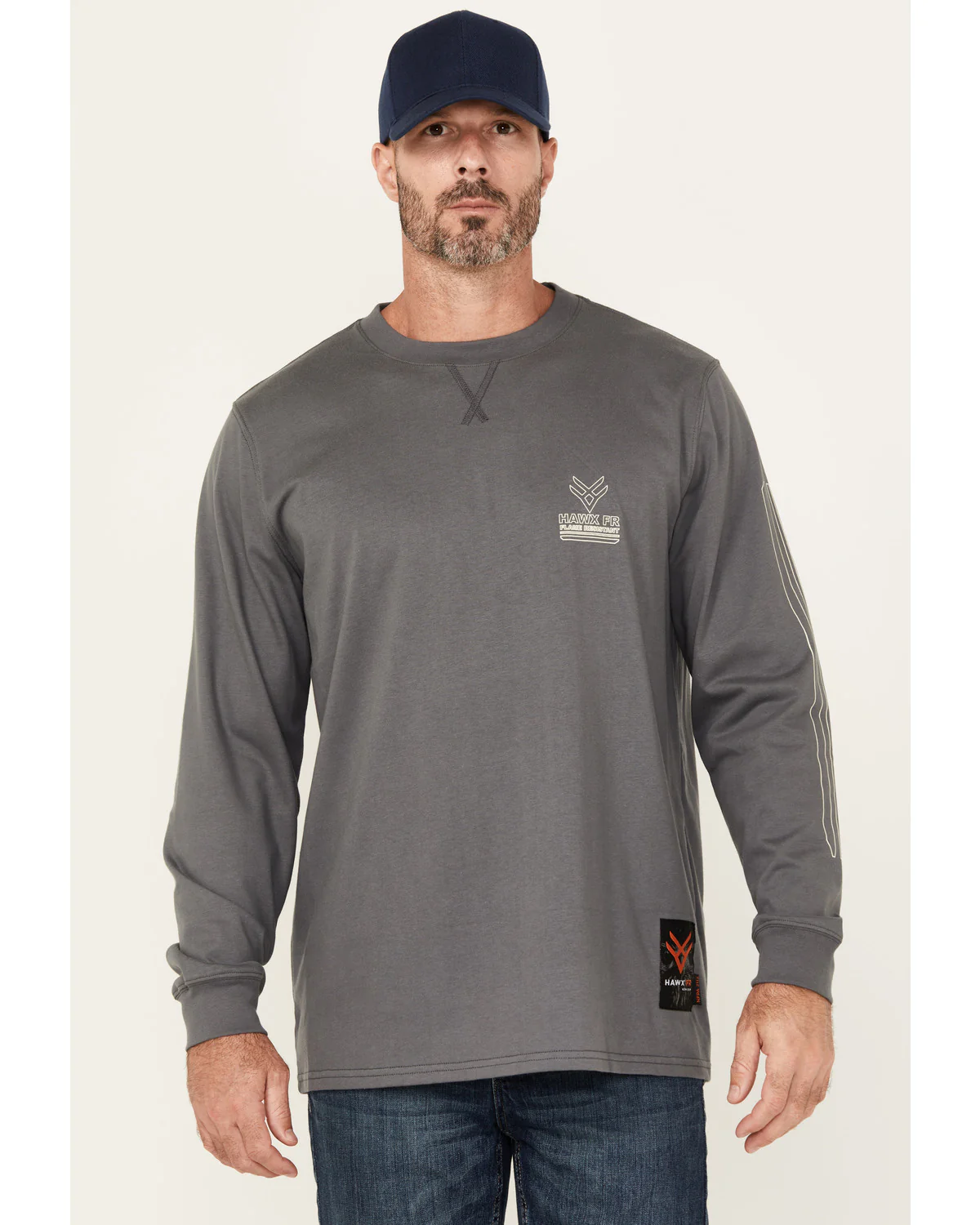Men's FR Long Sleeve Graphic Work T-Shirt - Image 2