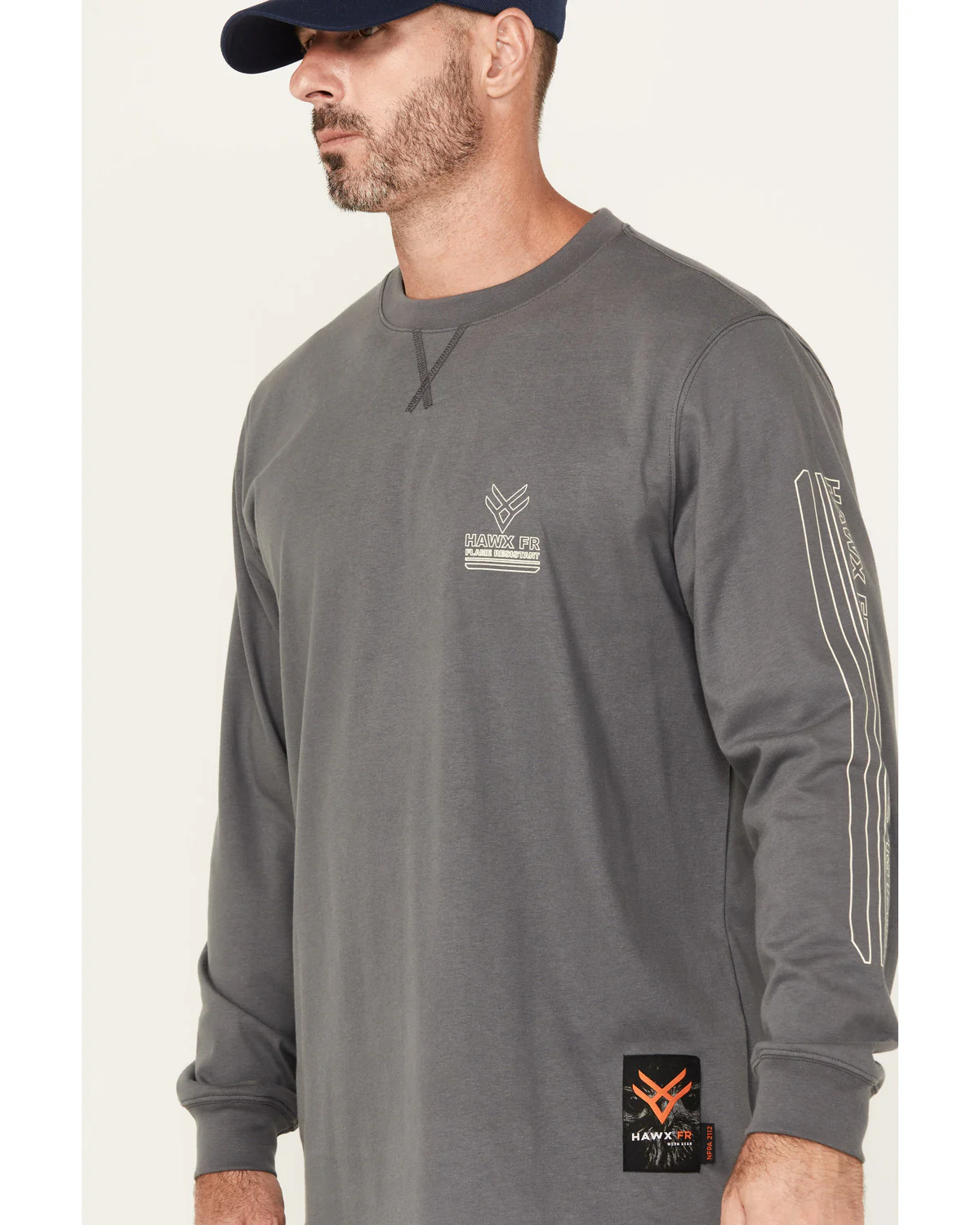 Men's FR Long Sleeve Graphic Work T-Shirt - Image 3