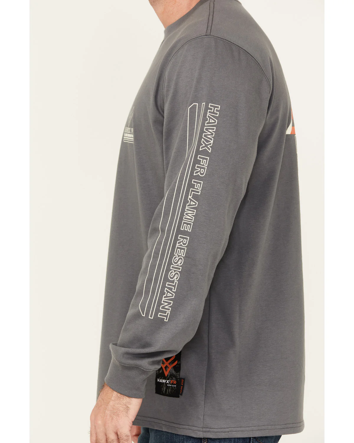 Men's FR Long Sleeve Graphic Work T-Shirt - Image 4
