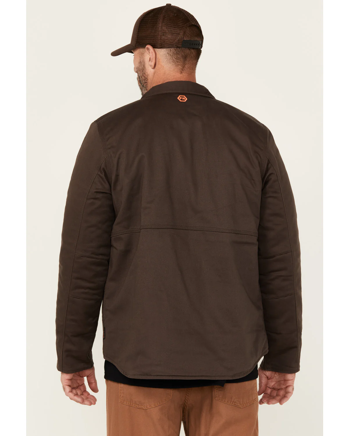Men's FR Solid Car Coat - Image 4