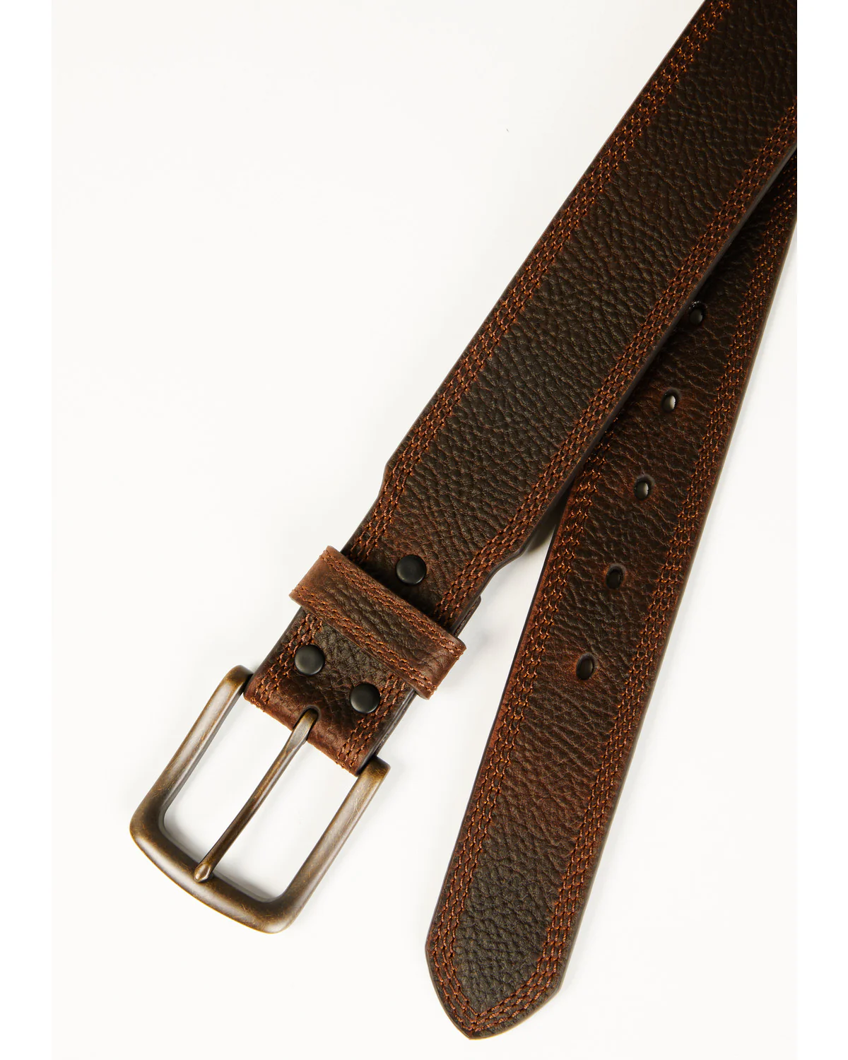 Men's Tapered Leather Work Belt - Image 2