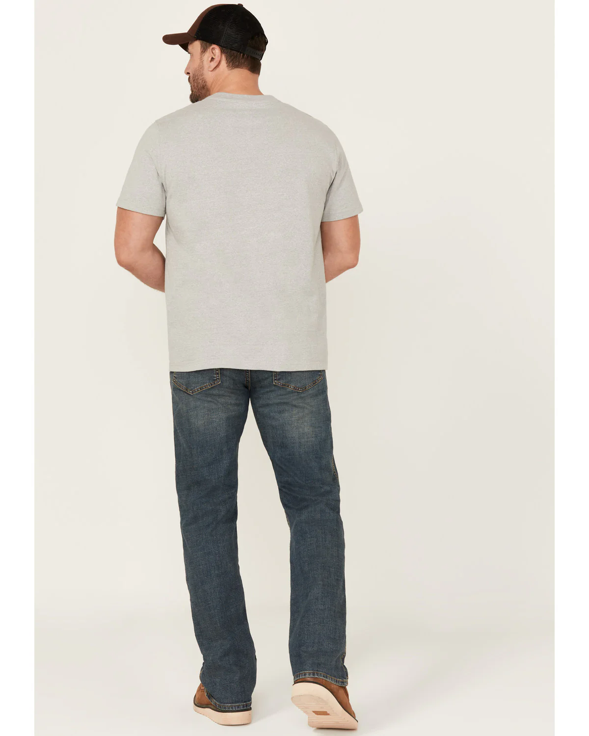 Men's Heritage Medium Wash Stretch Denim Jeans - Image 3