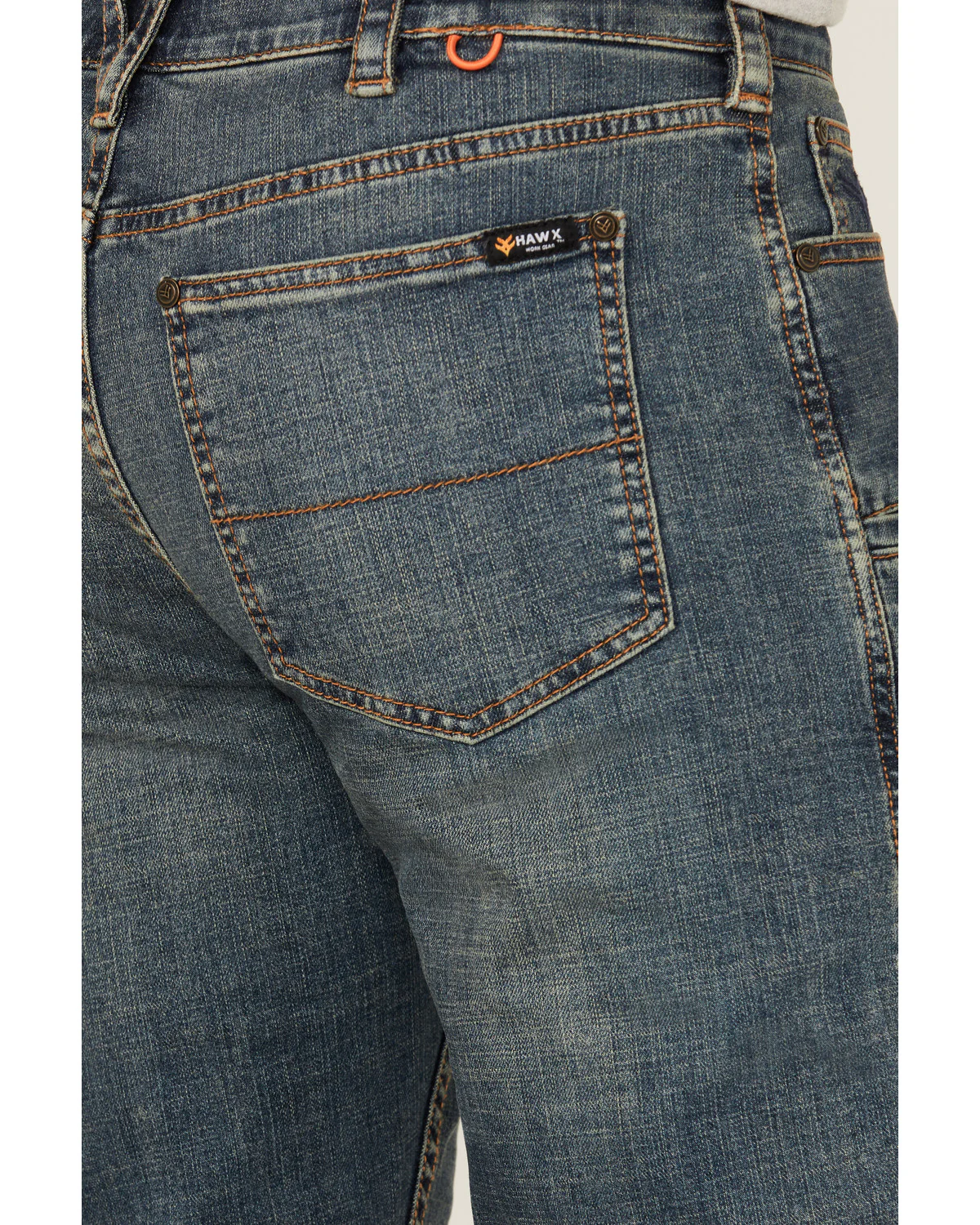 Men's Heritage Medium Wash Stretch Denim Jeans - Image 4