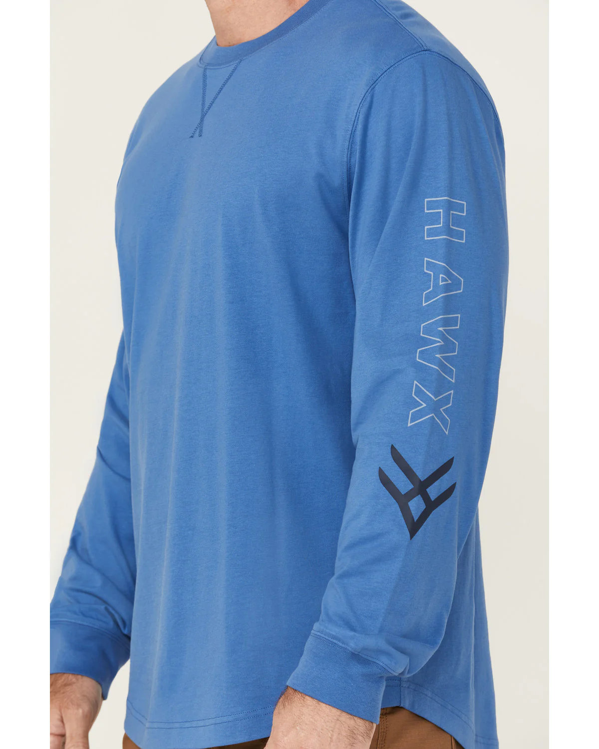 Men's Logo Long Sleeve Graphic Work T-Shirt - Image 3