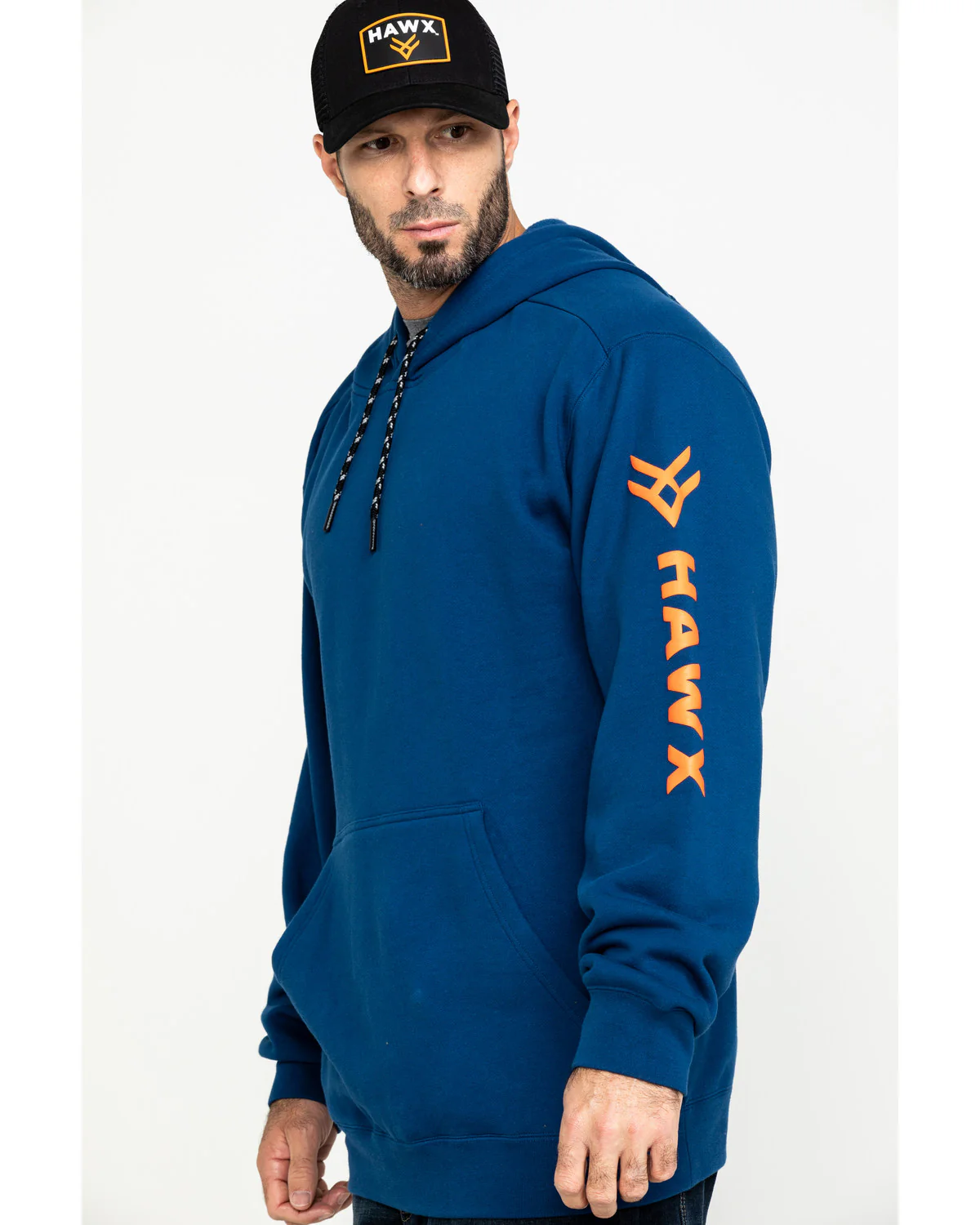 Men's Logo Sleeve Performance Fleece Hooded Work Sweatshirt - Big & Tall - Image 3