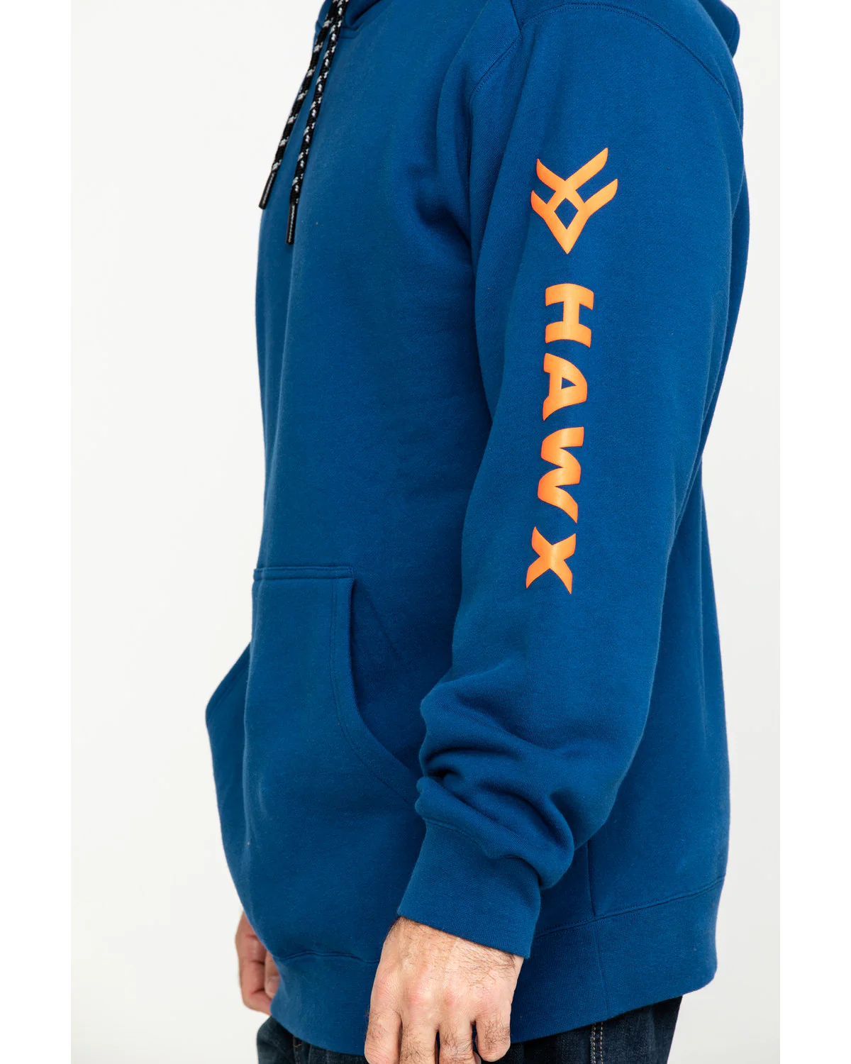 Men's Logo Sleeve Performance Fleece Hooded Work Sweatshirt - Big & Tall - Image 4