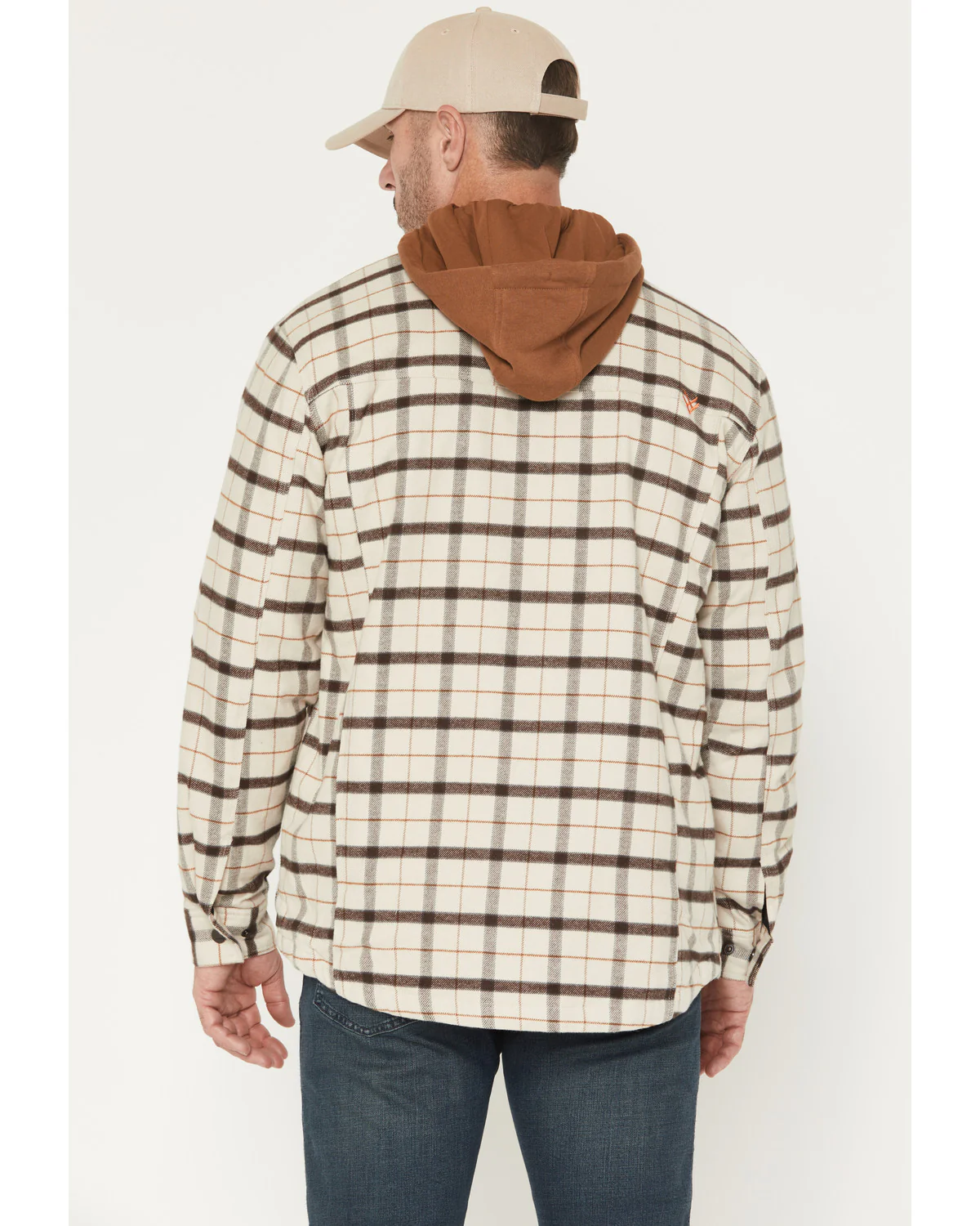 Men's Bronson Plaid Print Insulated Hooded Flannel Shirt Jacket - Image 4