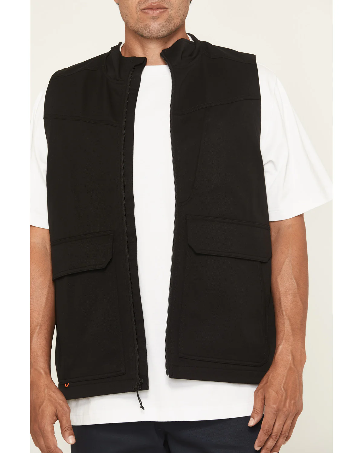 Men's Burr Solid Zip-Up Stretch Vest - Image 3