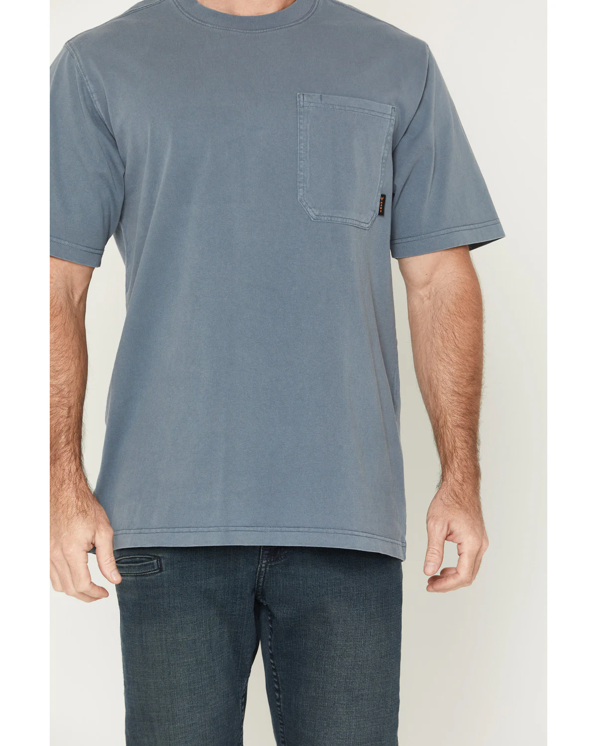 Men's Forge Solid Short Sleeve Pocket Work Shirt - Image 3