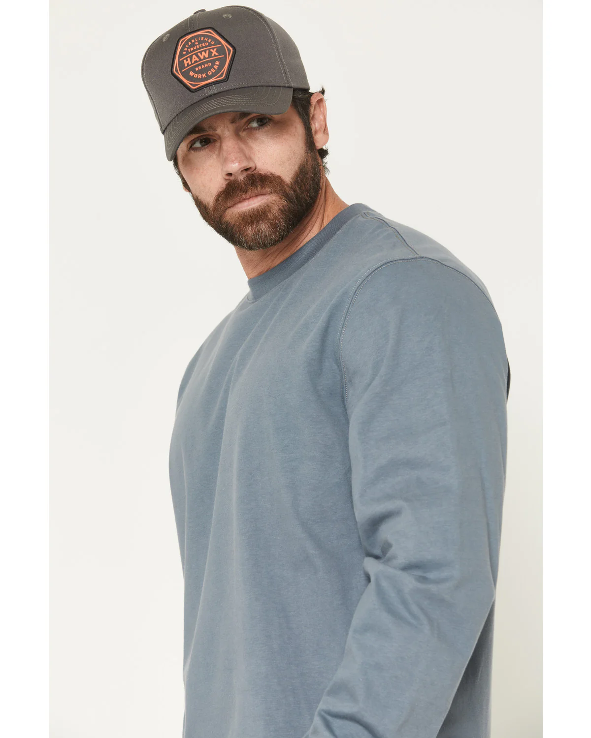 Men's FR Handcrafted Long Sleeve Graphic Work T-Shirt - Image 3