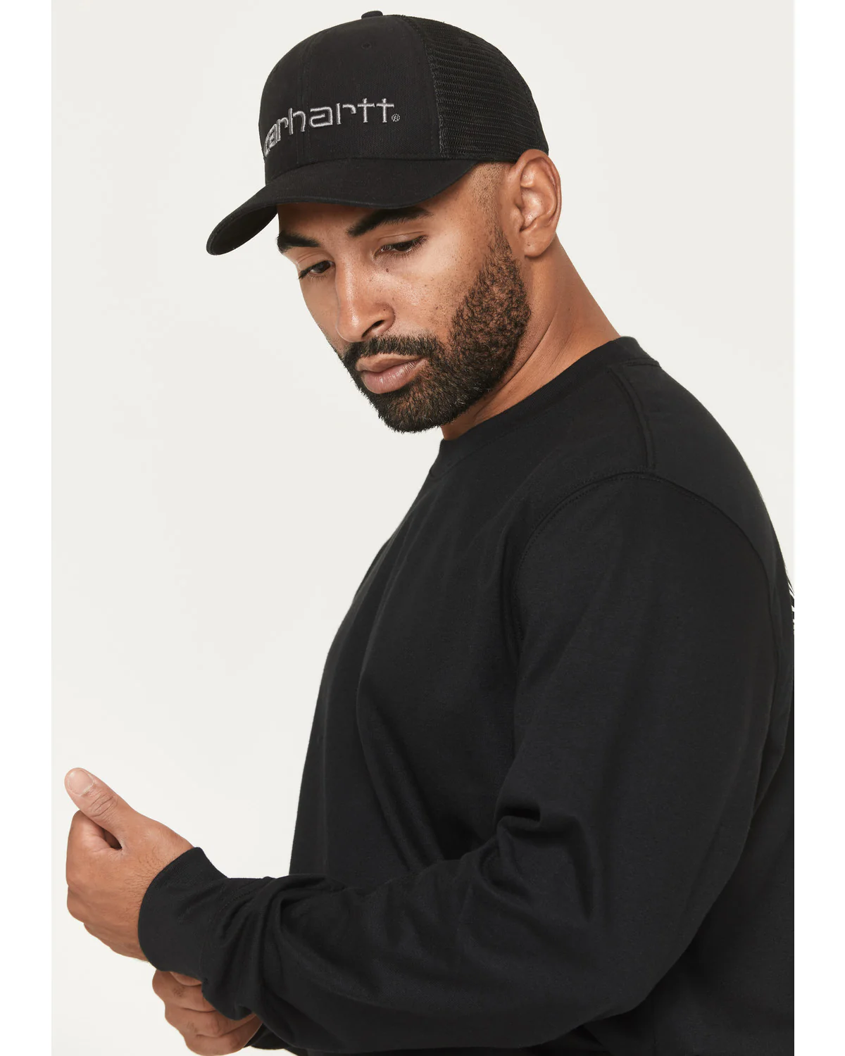 Men's FR Solid Long Sleeve Work T-Shirt - Image 3