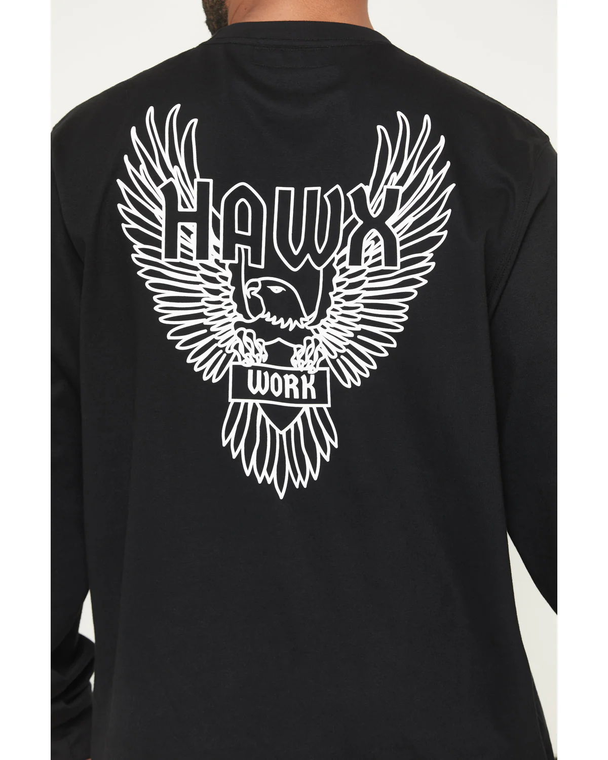 Men's FR Solid Long Sleeve Work T-Shirt - Image 4