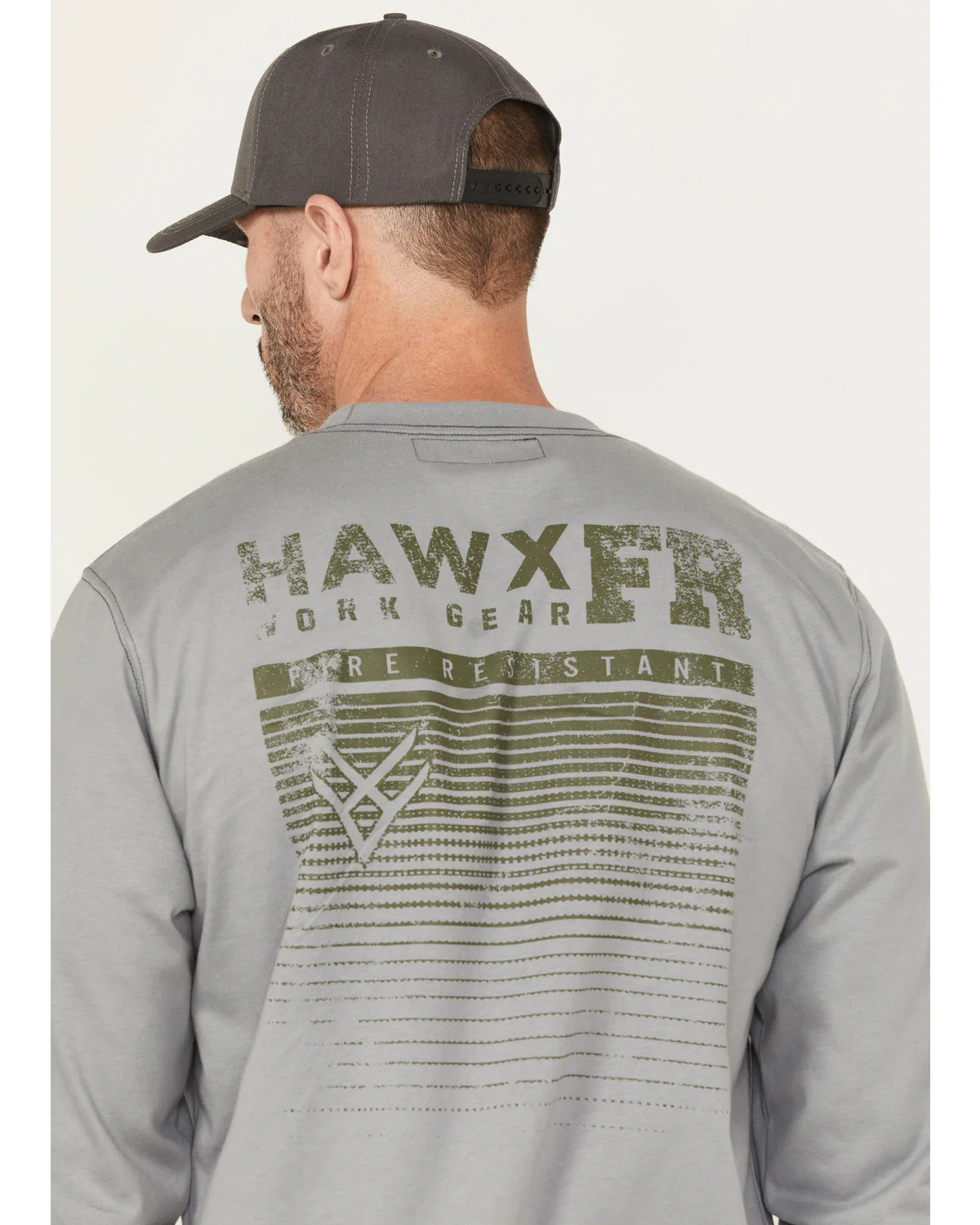 Men's FR Tread Long Sleeve Graphic Work T-Shirt - Image 4