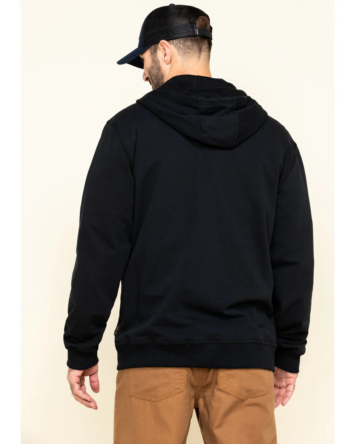Men's FR Zip Up Fleece Hooded Work Hoodie - Image 2