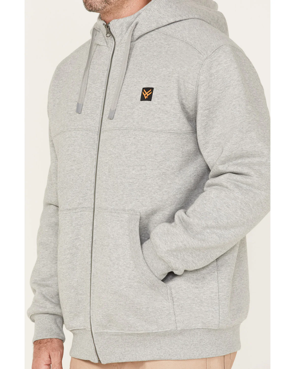 Men's Full Zip Quilted Water Repellent Hooded Jacket - Big & Tall - Image 3