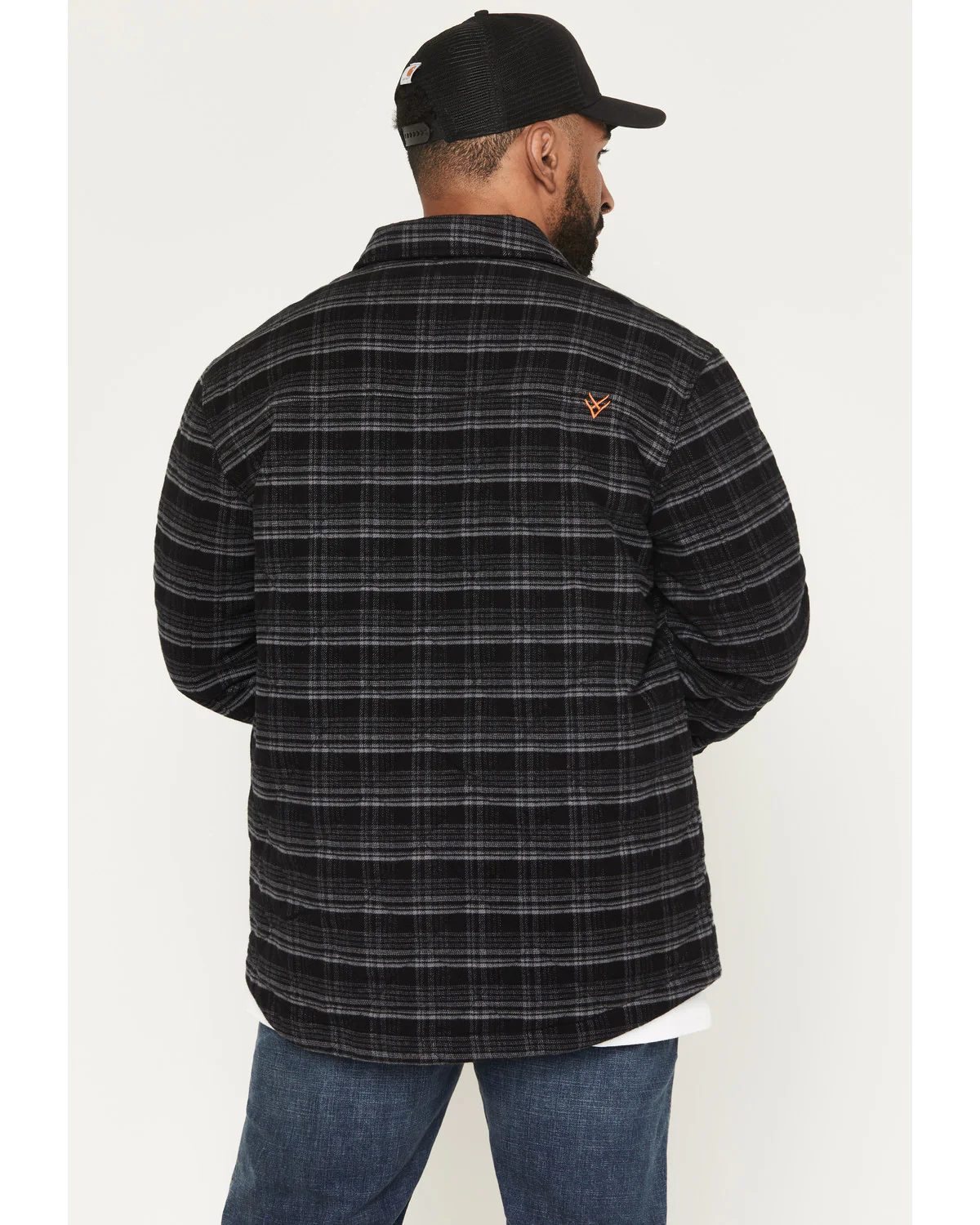 Men's Harvester Plaid Print Quilted Snap Jacket - Image 4