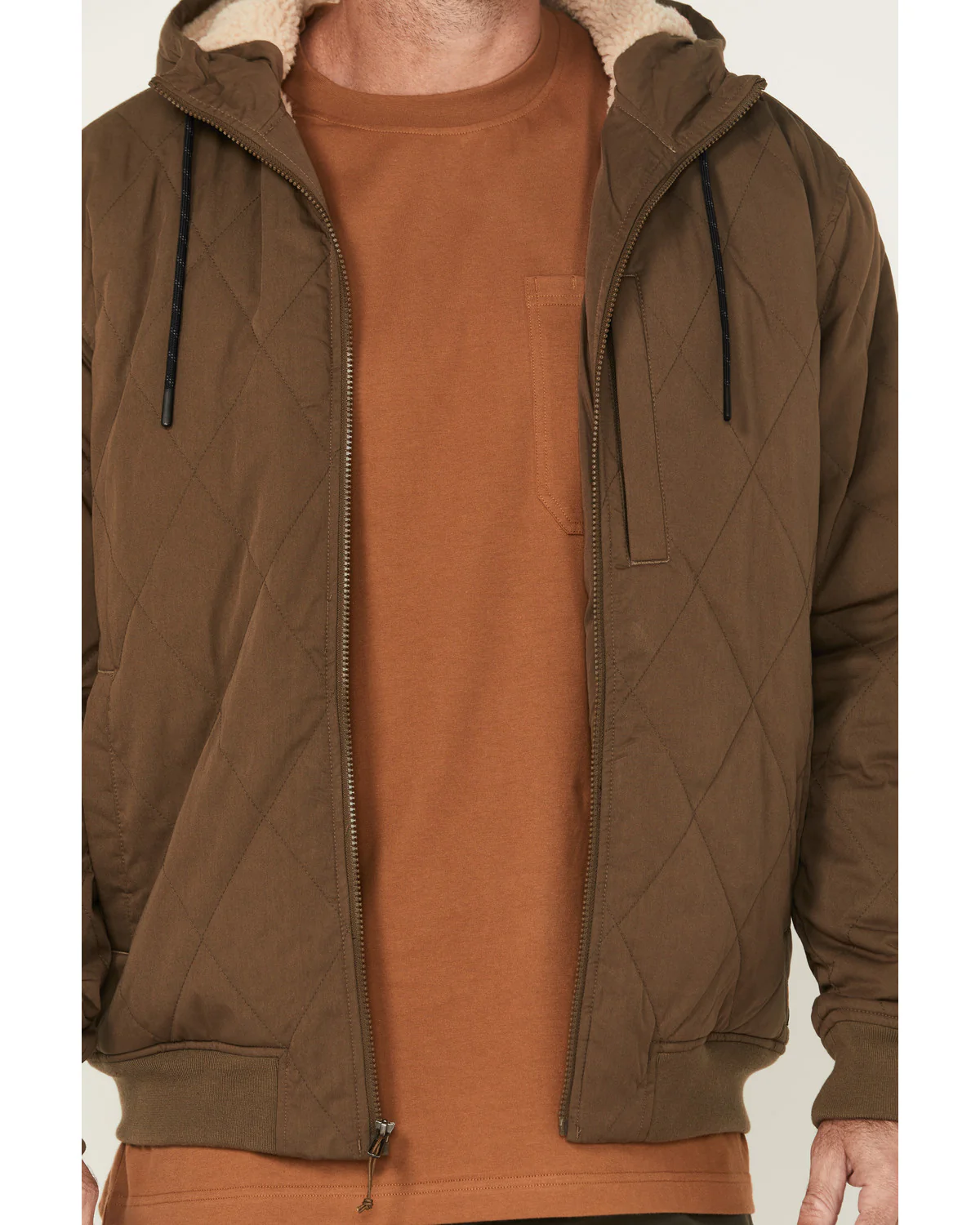 Men's Quilted Nylon Work Jacket - Image 3