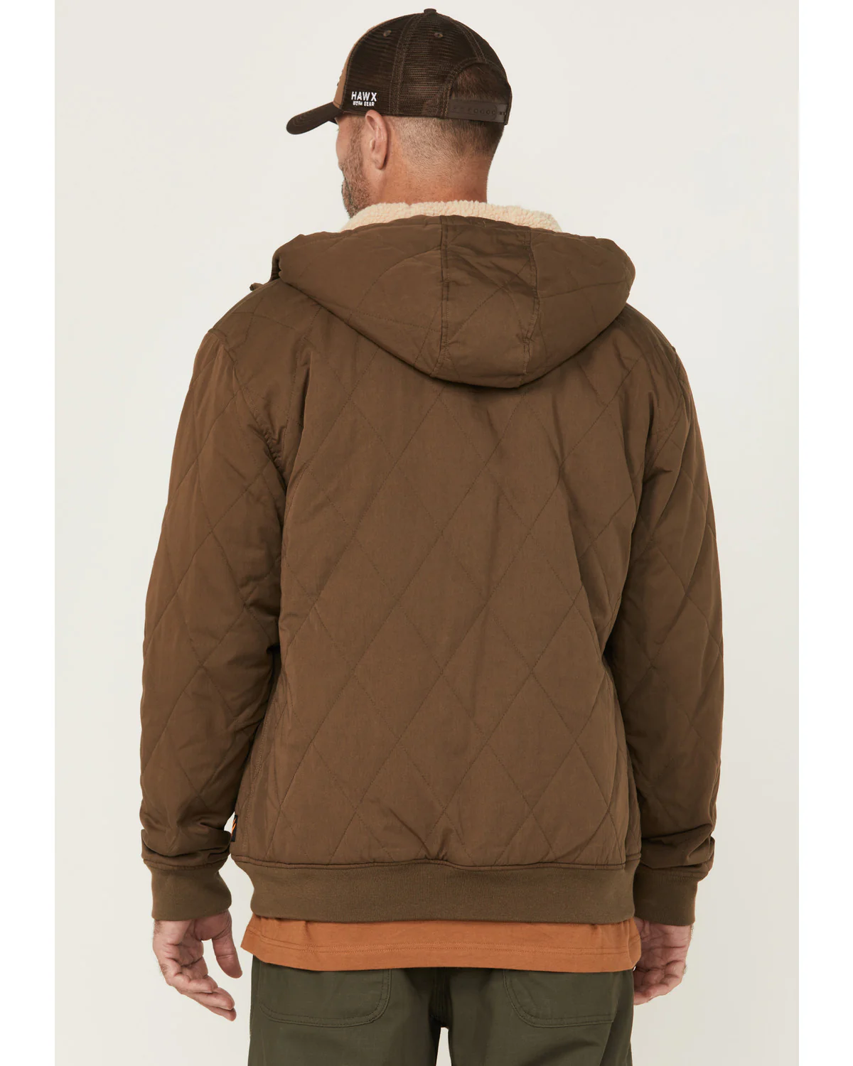 Men's Quilted Nylon Work Jacket - Image 4