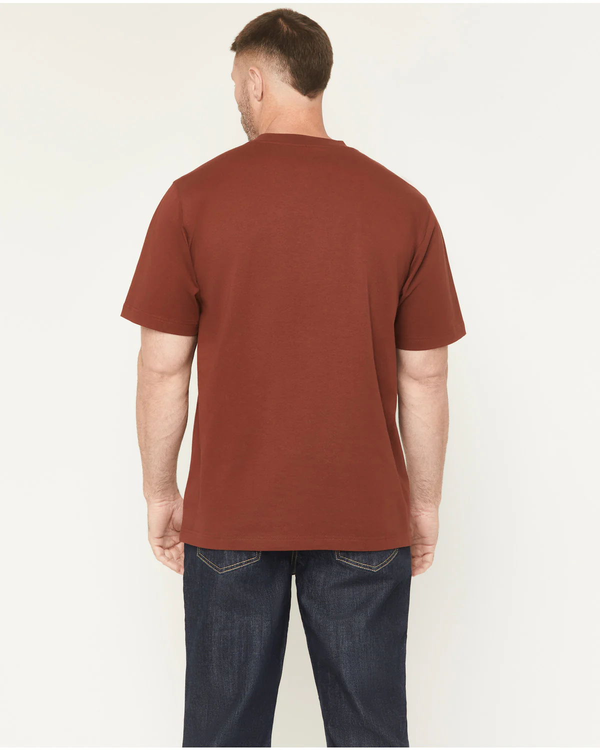 Men's Solid Forge Short Sleeve Work Pocket T-Shirt - Image 4