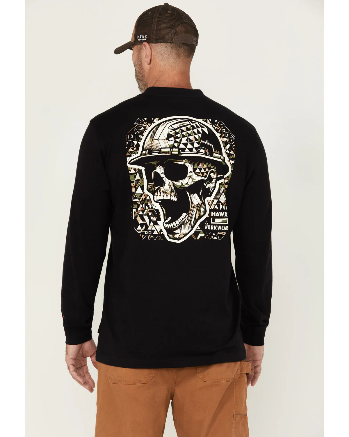 Men's Scream Long Sleeve Graphic Work Shirt
