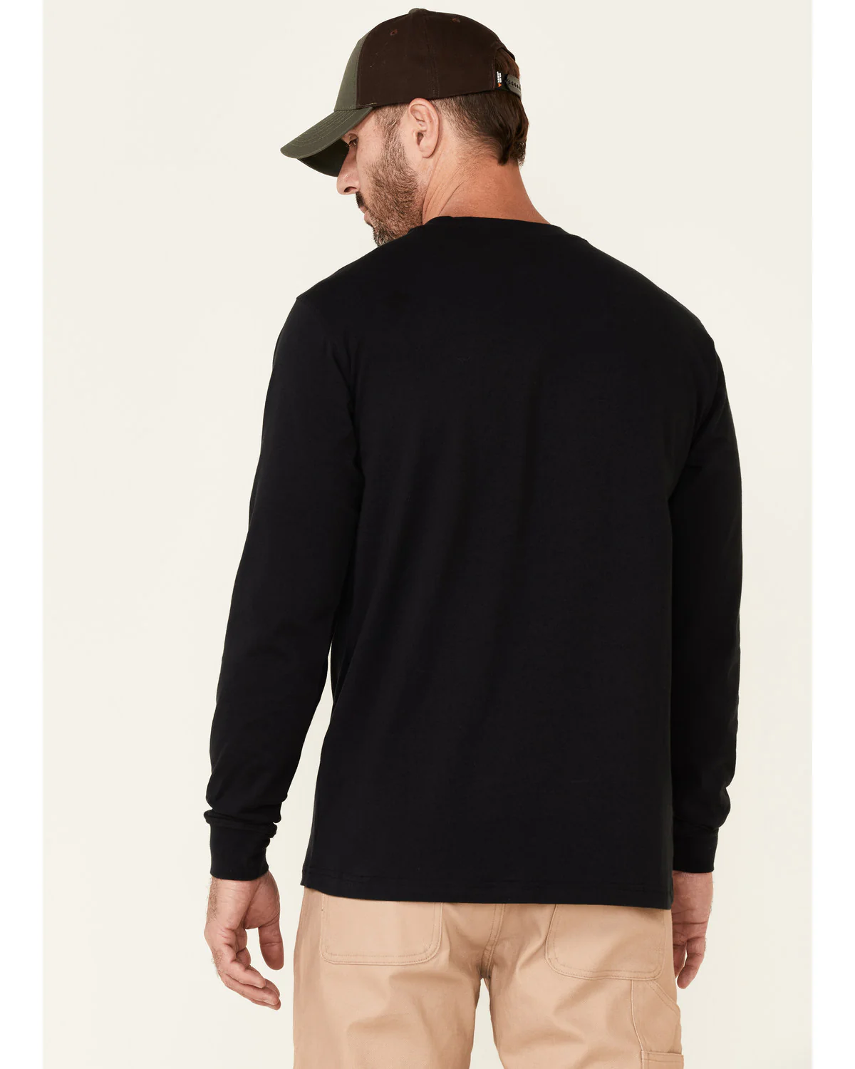 Men's Solid Forge Long Sleeve Work Pocket T-Shirt - Big - Image 4