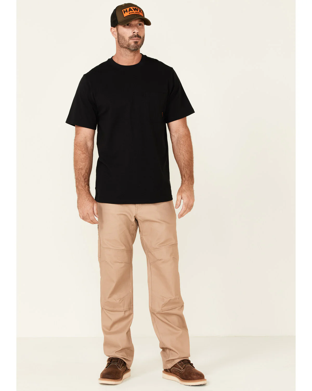 Men's Solid Forge Short Sleeve Work Pocket T-Shirt - Image 2