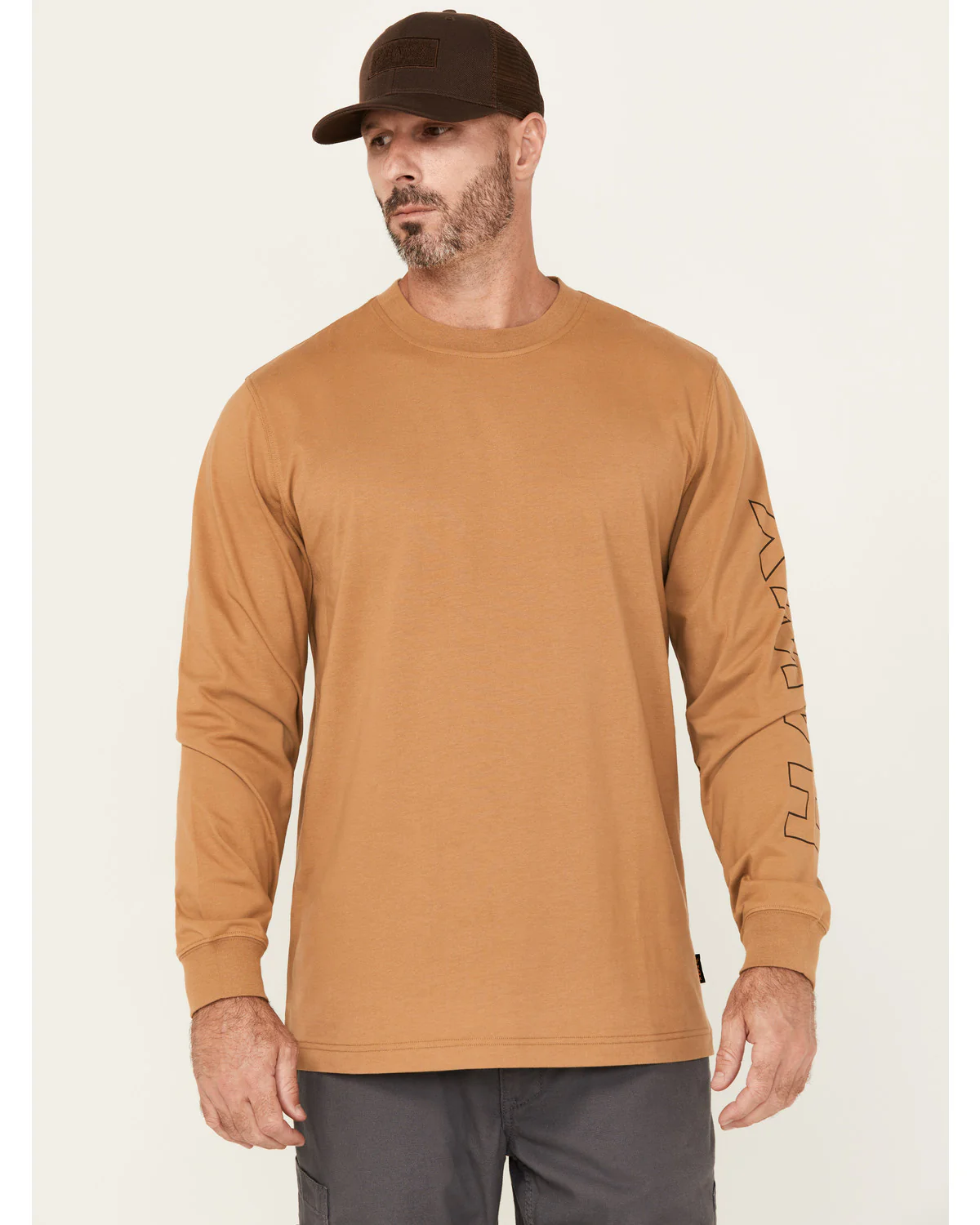 Men's To The Bone Long Sleeve Graphic Work T-Shirt - Image 2