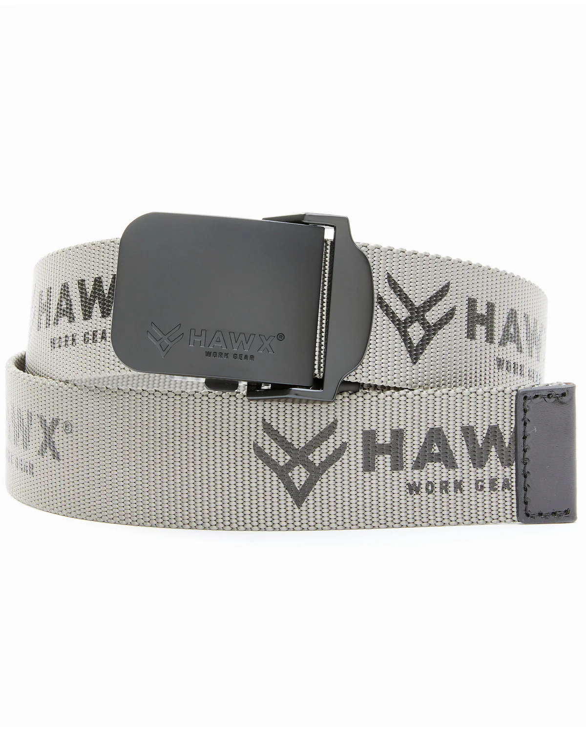 Men's Web Grey Nylon Belt