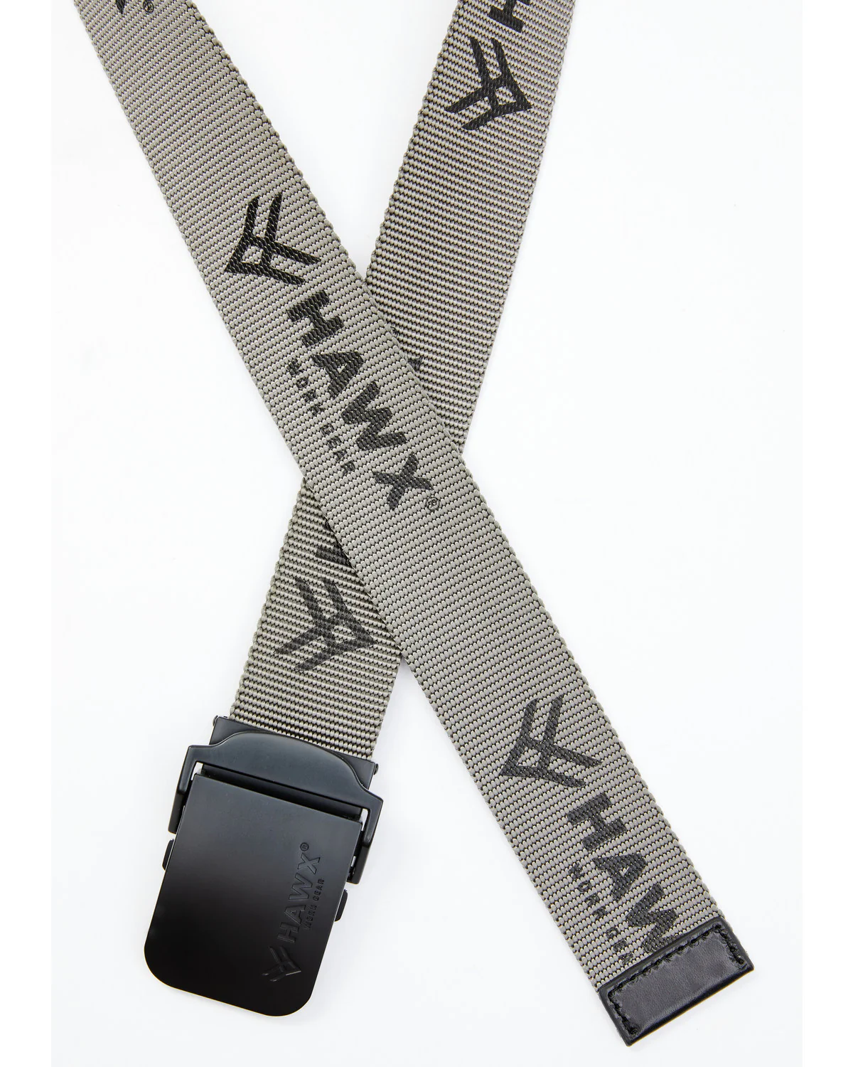 Men's Web Grey Nylon Belt - Image 2
