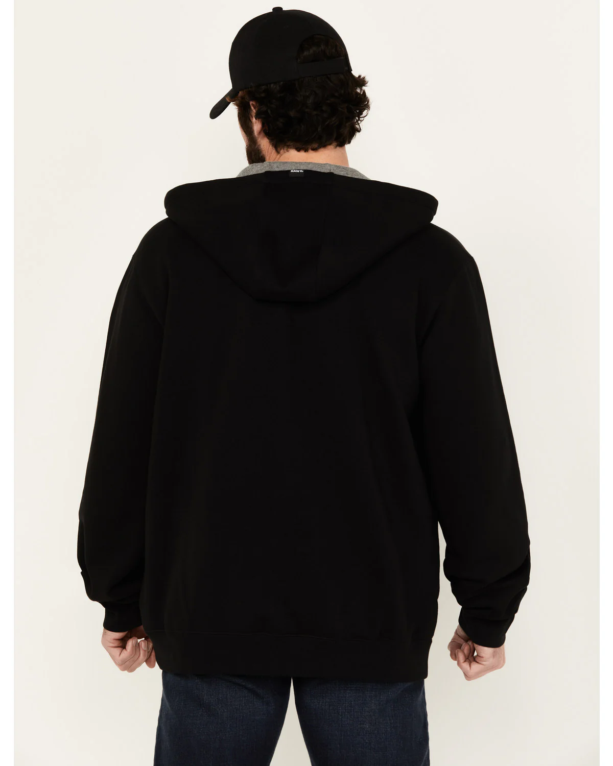 Men's Zip Front Hooded Zip Jacket - Tall - Image 4